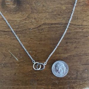 Sterling forever wedding band necklace
